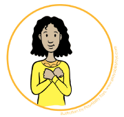 Sign language sign for Love